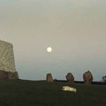 Thumbnail of http://Full%20moon%20over%20the%20great%20circle%20at%20Newgrange