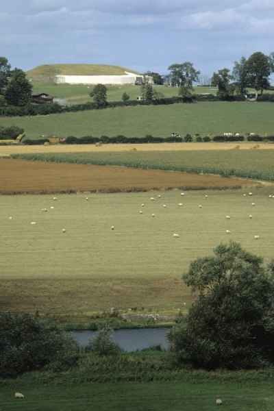 Newgrange Passage Tomb, Co. Meath, Ireland View from across the Boyne river