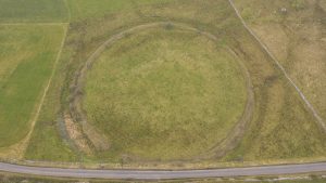 A large enclosure in the Rathcroghan