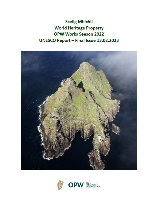 Sceilg Mhichíl Works Report 2022 - Cover