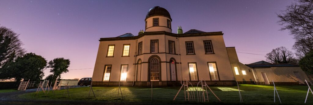 The Night Sky at Dunsink Observatory Maoin Sealadach